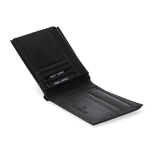 Portafoglio da uomo in vera pelle - Modello False - Casual - 12.5 x 10.0 x 2.0 cm