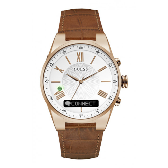 Reloj Guess C0002MB4 Hombre Analogico Cuarzo con Correa de Piel