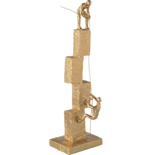 J-Line décoration Grimpant Moderne - polyrésine - or