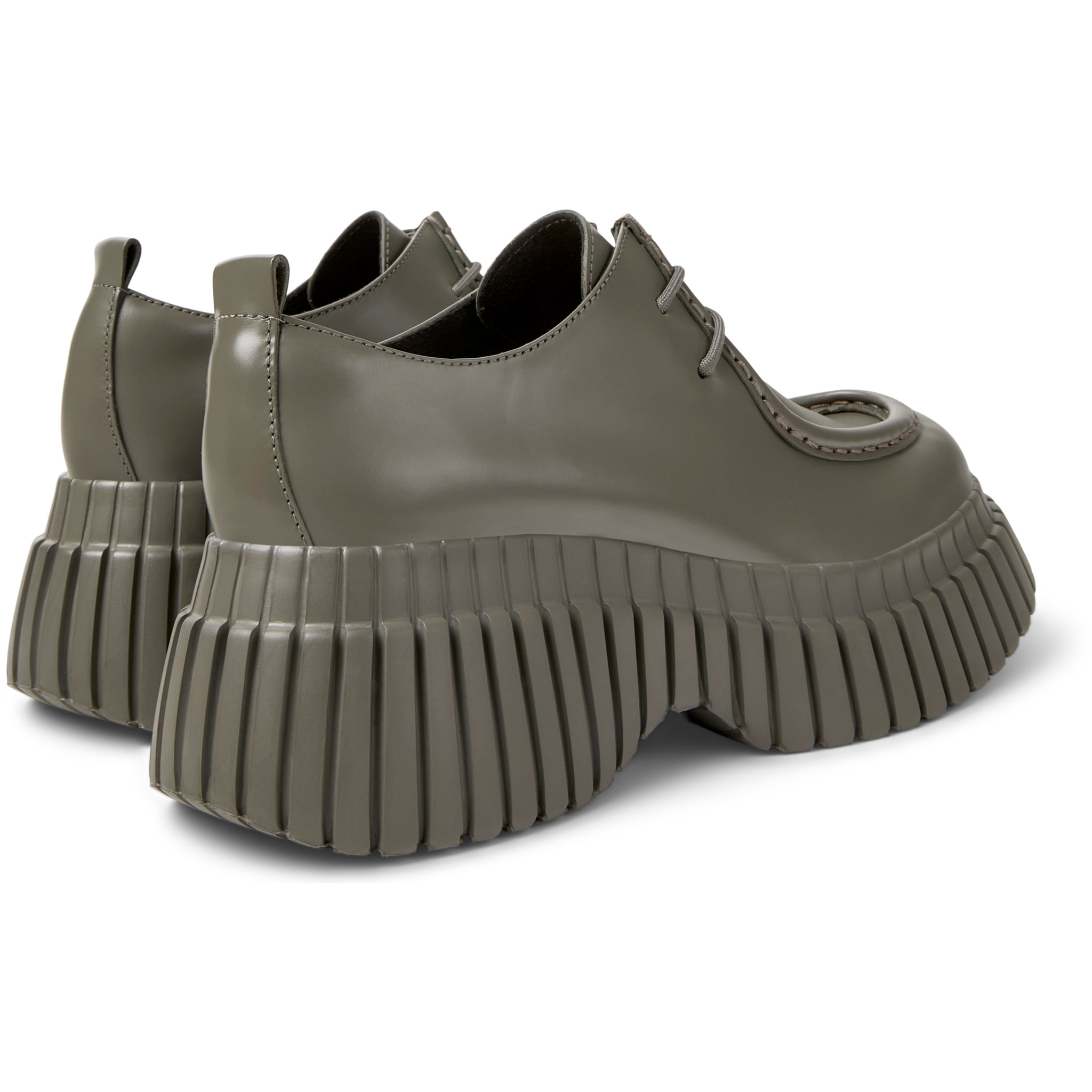 Scarpe stringate - CAMPER Pix BCN - Grigio - Pelle liscia