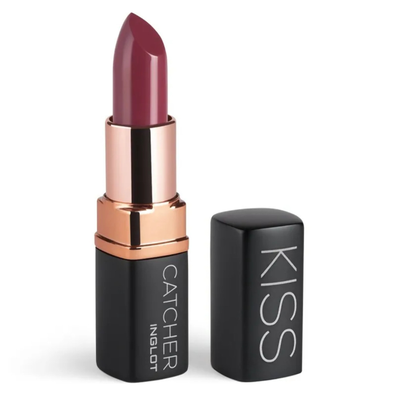 INGLOT Kiss Catcher Lipstick Call Me Babe 911, Labial en barra cremoso & hidratante, Hidrata y cuida tus labios, Alta pigmentación, Ingredientes naturales con Vitamina E, Color: Burdeos 4,0gr