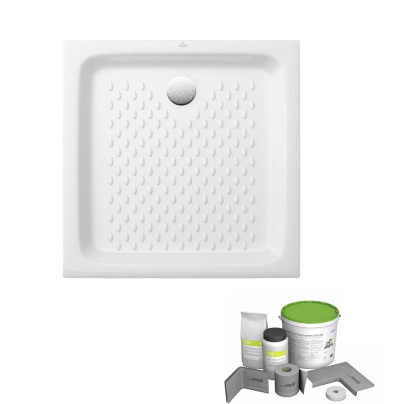 Pack receveur O Novo + Kit d'étanchéité WEDI