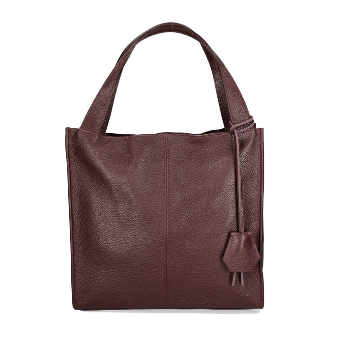 Borsa a spalla da donna - Modello Seraphina Ultra - Vera pelle - 34.0 x 32.0 x 11.0 cm