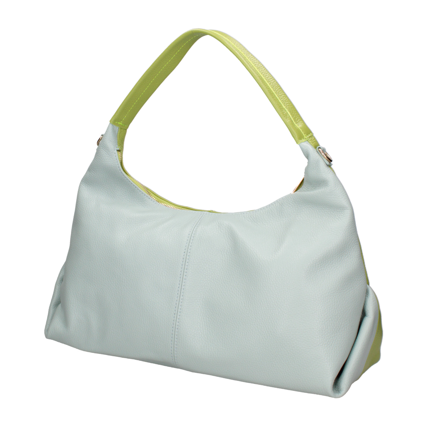 Borsa a spalla da donna In Vera pelle Made in Italy 45x30x16 cm