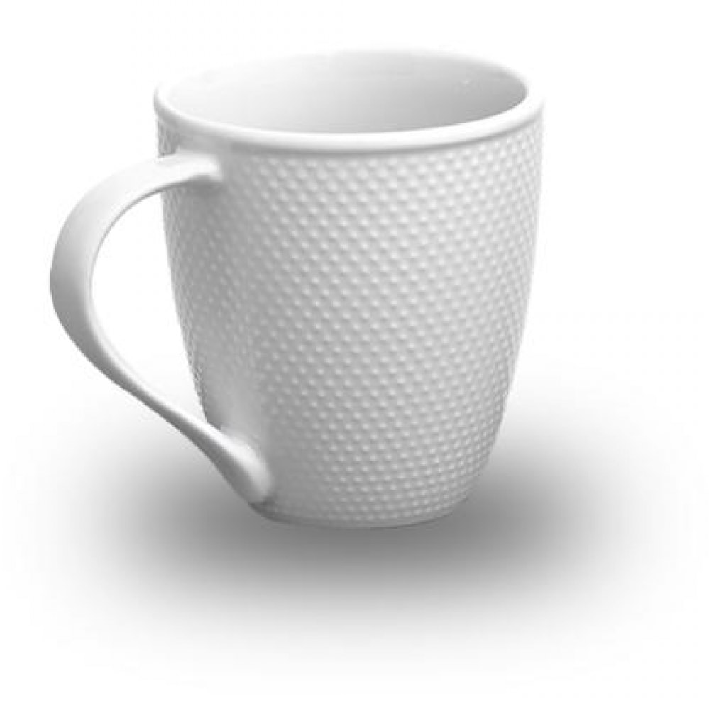Lot de 6 mugs blanc - "Serenity"
