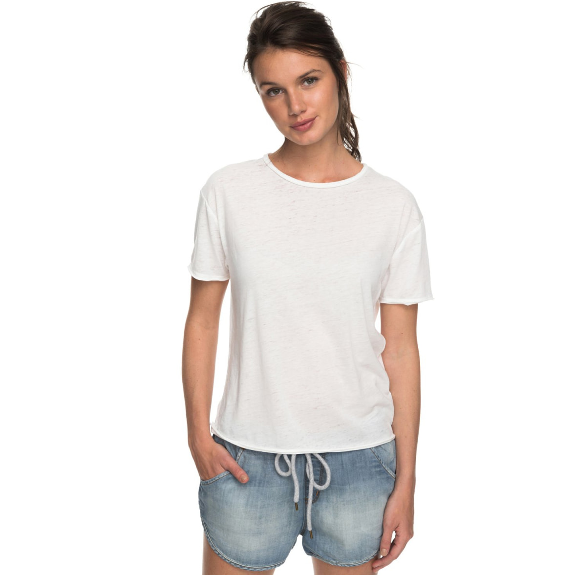 T Shirt col rond Mojito Party Burn Out Femme