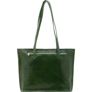 Borsa a spalla  da donna In Vera pelle Made in Italy 31x43x10 cm