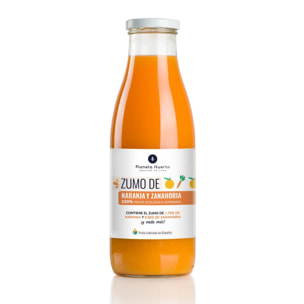 PLANETA HUERTO | Zumo de Zanahoria y Naranja 100% Fruta Ecológica Exprimida - Sin Azúcar Añadido - 750 ml |