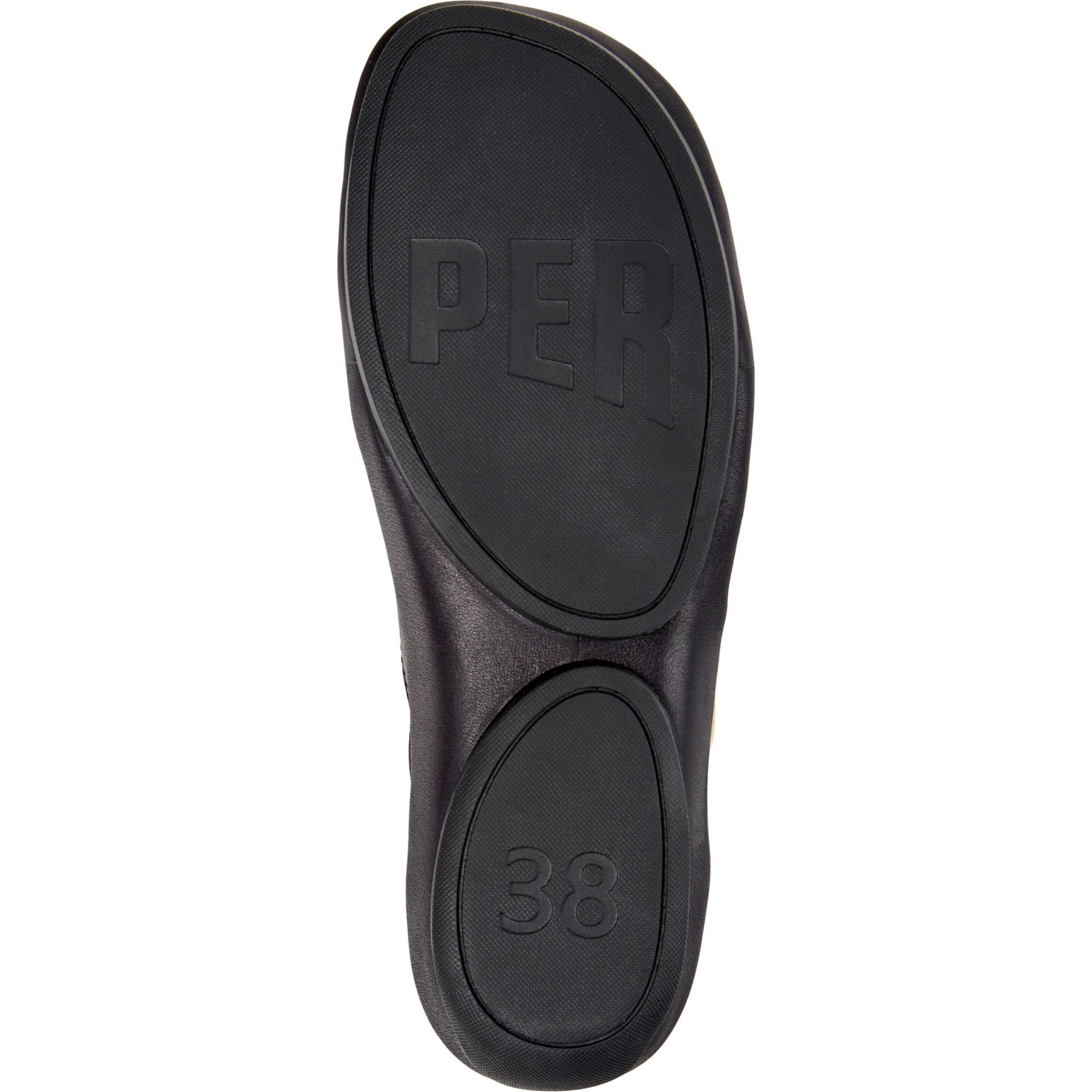 Sandalias - CAMPER Right Isla - Negro - Cuero liso