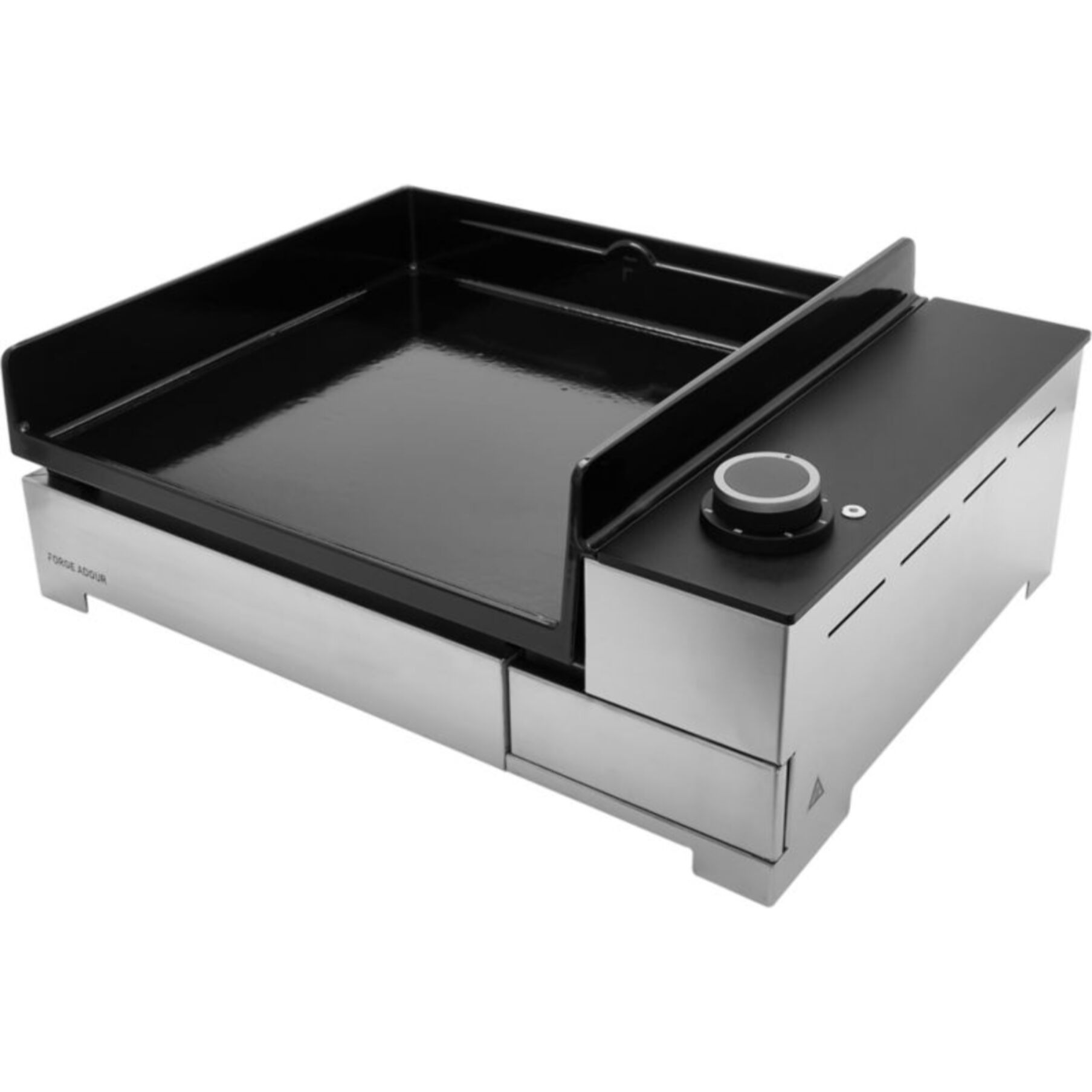Plancha électrique FORGE ADOUR Premium E45 Inox à poser, 53x40 cm