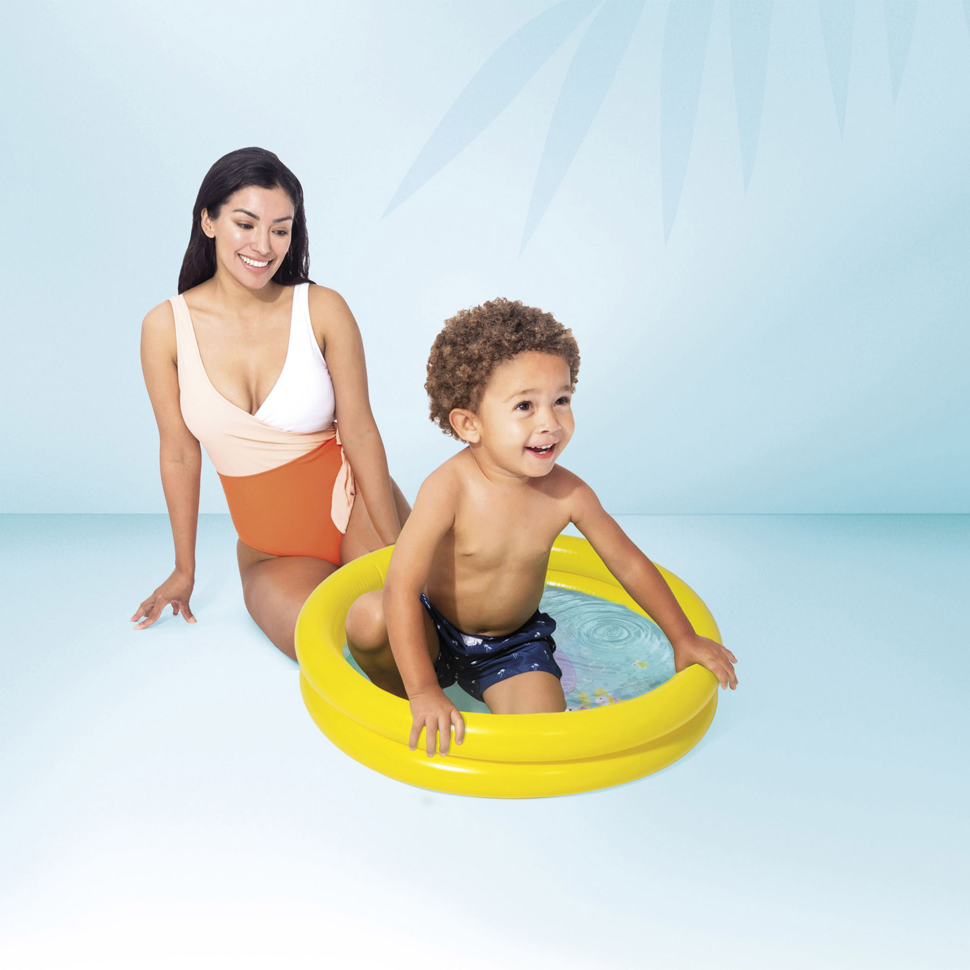 Intex Piscina Baby con Stampa Animaletti, Colori Assortiti, 1 pezzo, 61x15 cm