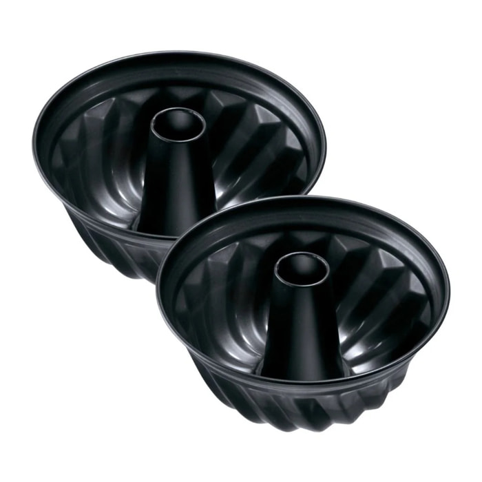 Ensemble de 2 Moules à kouglof Zenker Black Metallic