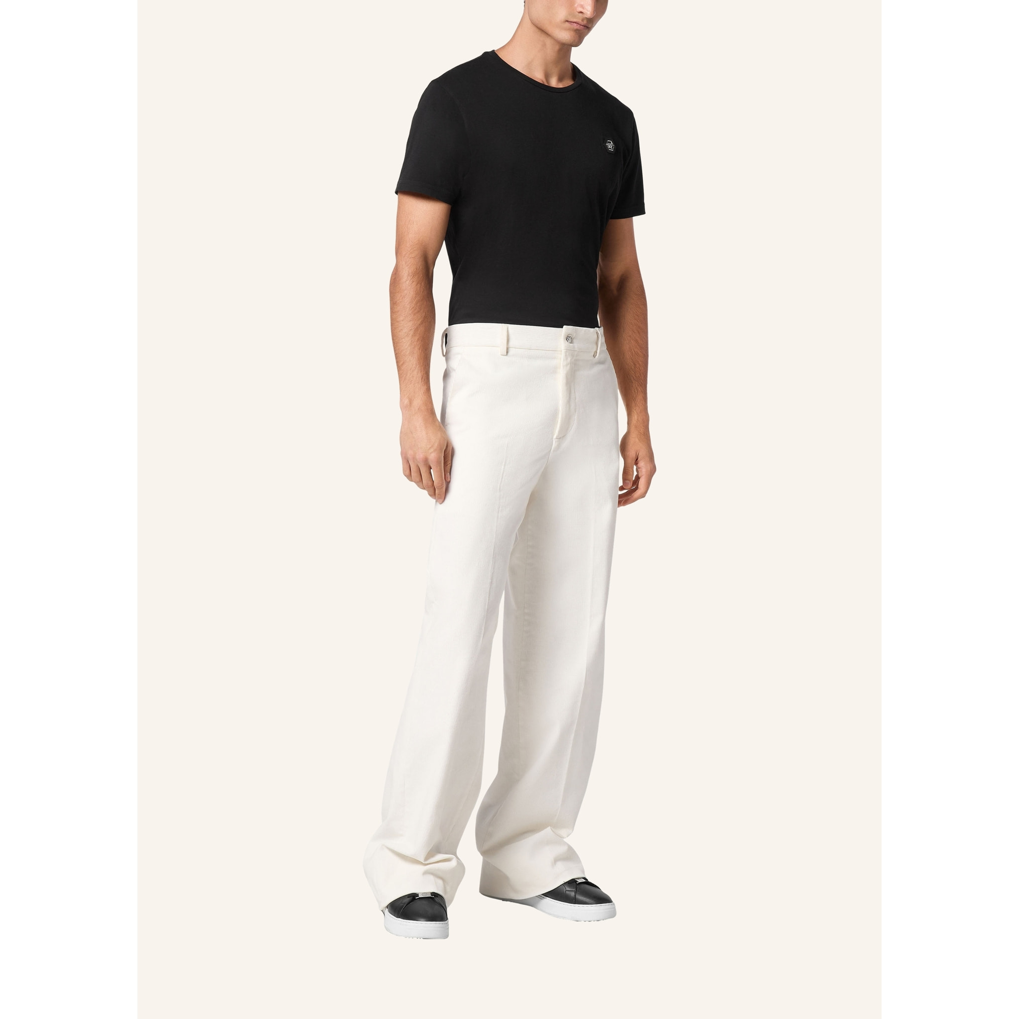 PHILIPP PLEIN Pantaloni a gamba larga