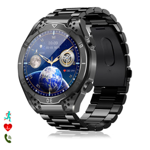 Smartwatch JA01. Monitor dell'acido urico e dei lipidi, monitoraggio della glicemia, elettrocardiogramma ECG, composizione corporea.