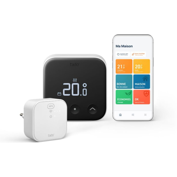 Thermostat connecté TADO Kit de démarrage X filaire