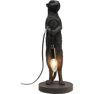 Lampe suricate noir Kare Design