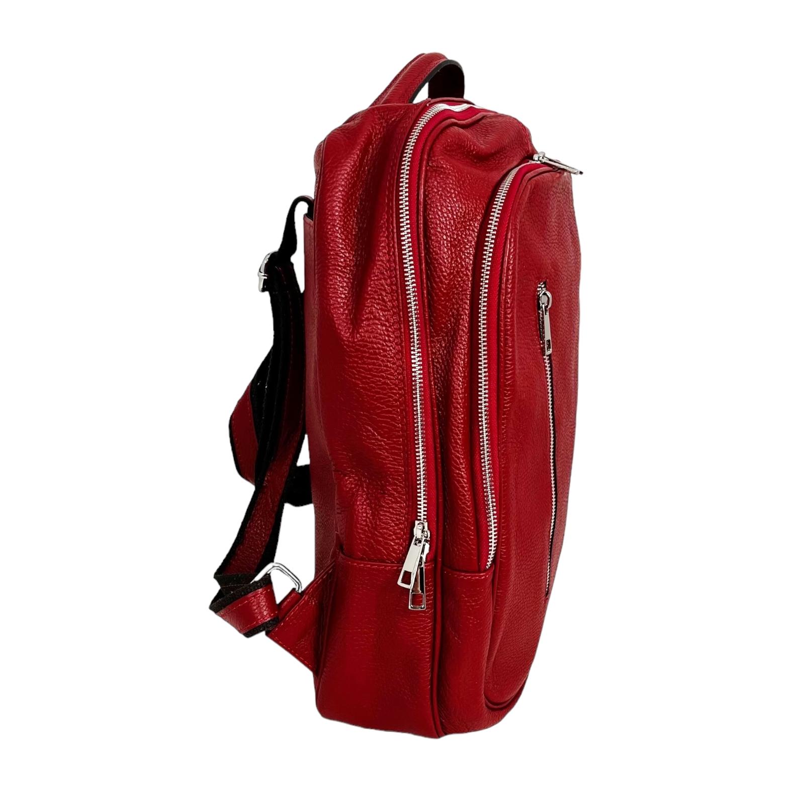 Mochila Cheval Firenze James Max Rojo Oscuro