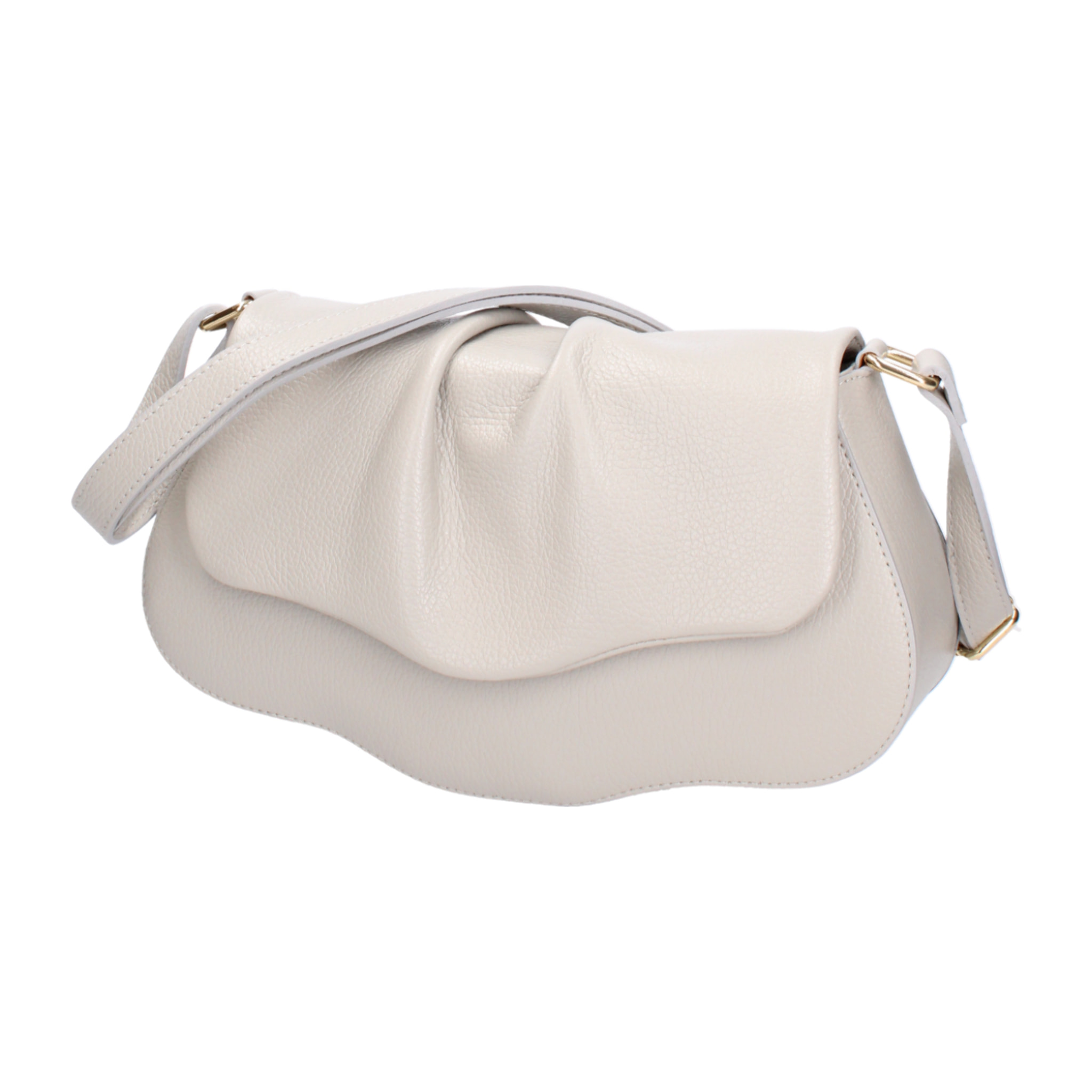 Borsa a spalla da donna In Vera pelle Made in Italy 30,5x19,5x9 cm