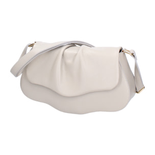 Borsa a spalla da donna In Vera pelle Made in Italy 30,5x19,5x9 cm