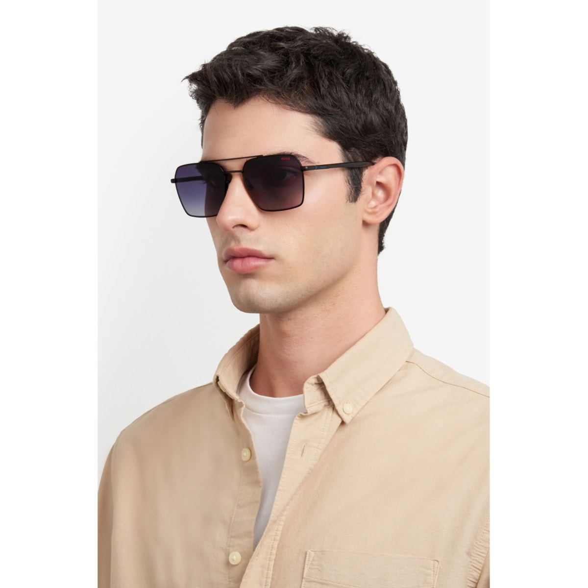 Gafas de Sol Hugo HG 1348/S 003 de Metal Hombre 57 mm