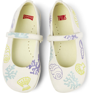 CAMPER Twins - Bailarinas Infantil Unisex Blanco