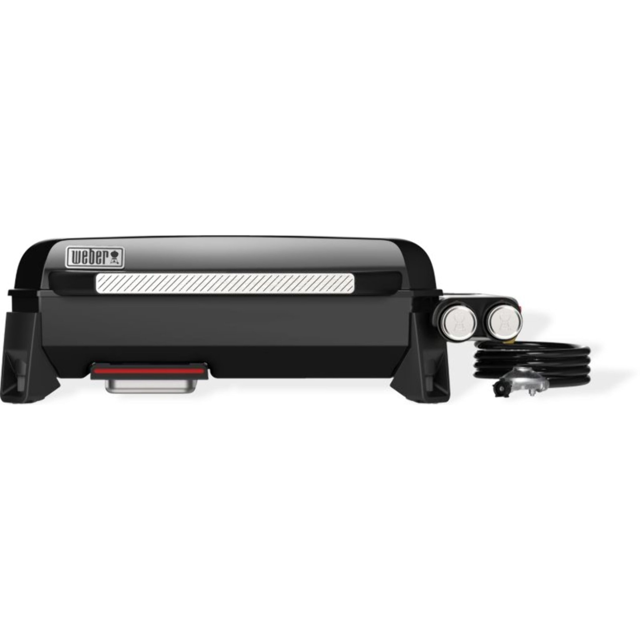 Plancha gaz WEBER black 2 brûleurs à poser,  56x41 cm