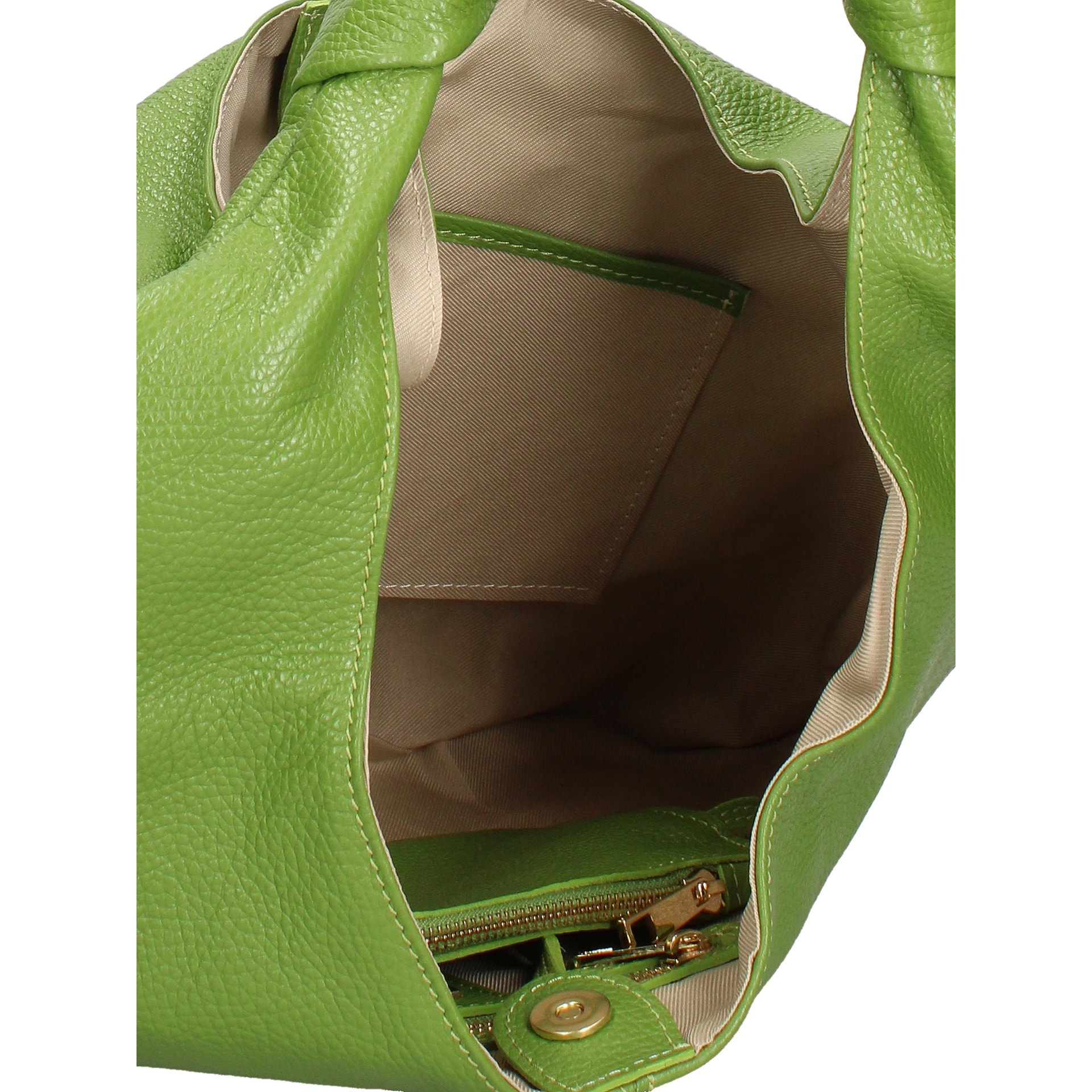Borsa a spalla da donna Made in Italy - Modello Iduna Lux - 100% pelle - 41.0 x 28.0 x 3.0 cm
