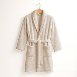 Albornoz - 100% algodón rizo peinado - 420 g/m2