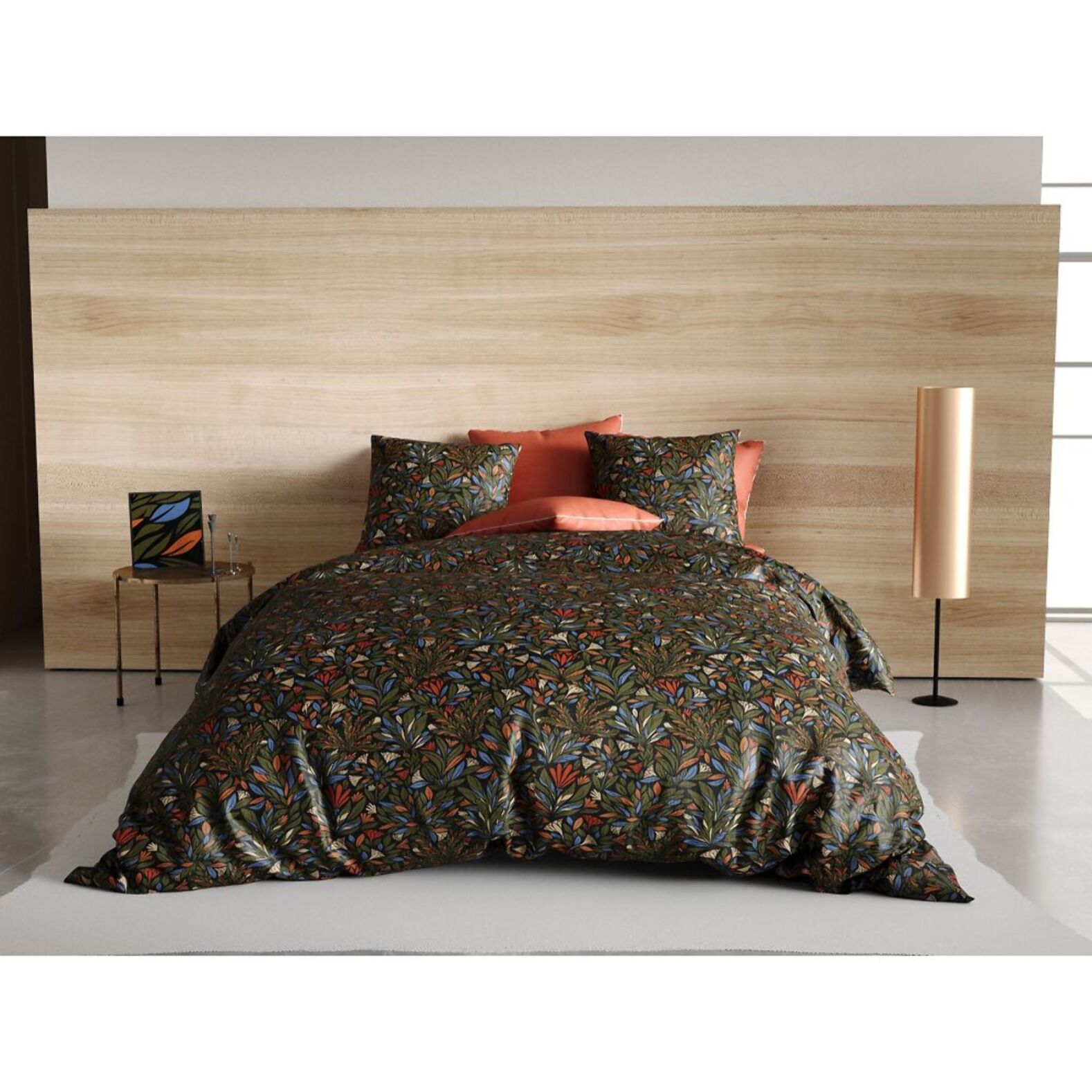 Parure Housse De Couette + 2 taies 100% coton 71fils Bogota