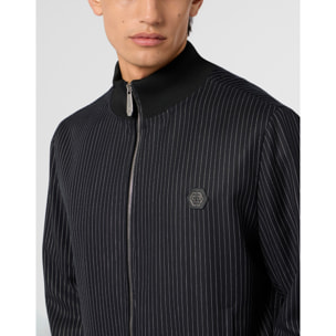 PHILIPP PLEIN Classic Tracksuit Jacket Stripes Stripes