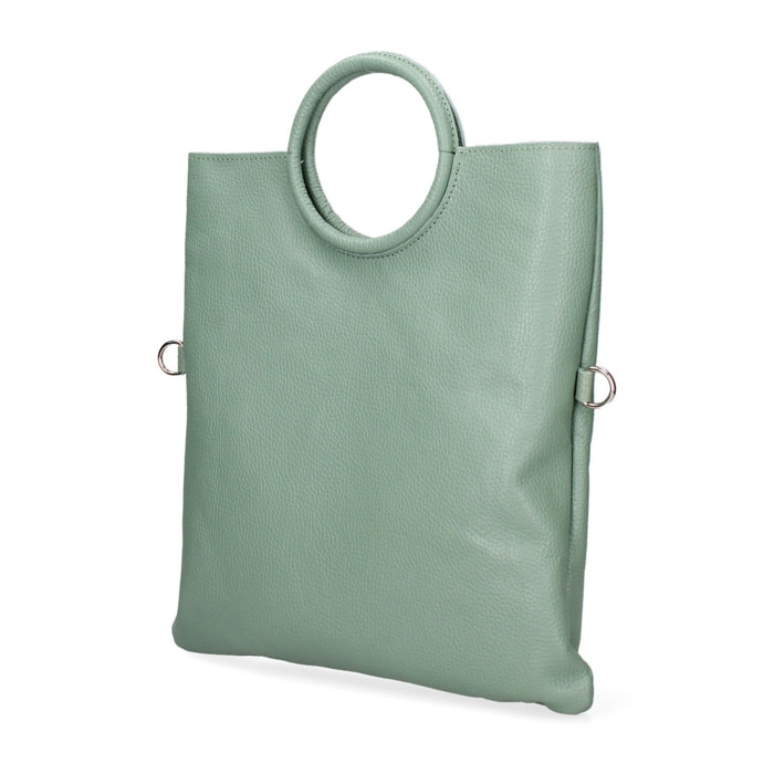 Borsa a mano da donna Made in Italy - Modello Valora Chic - 100% pelle - 29.0 x 30.0 x 1.0 cm