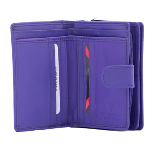 Portafoglio  da donna ecopelle Prodotto Vegano 13x9,5x4 cm