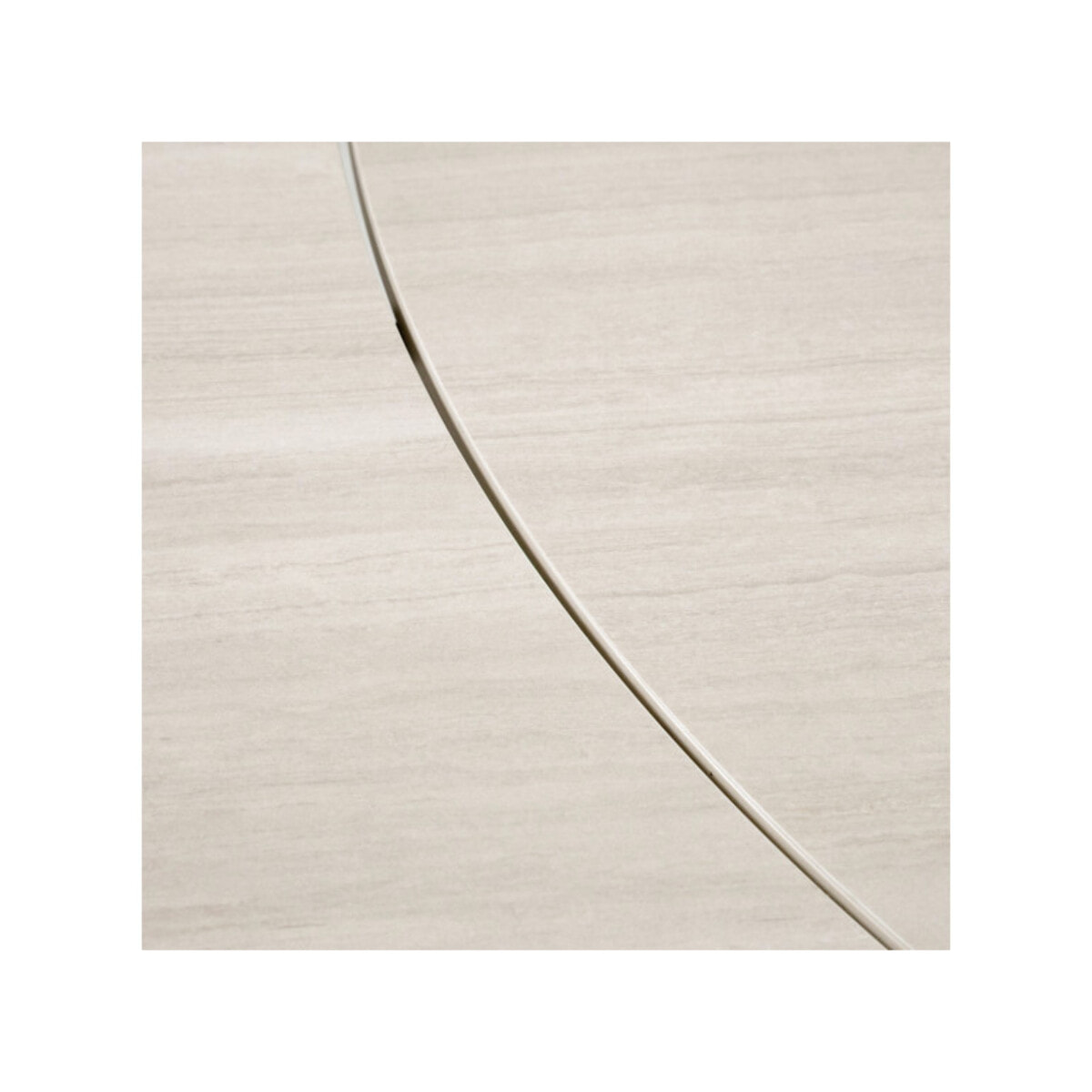 Table extensible ovale 120/180 en céramique effet bois - VESSEL