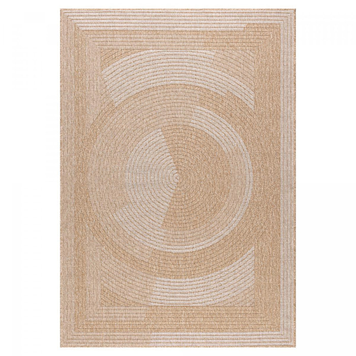 Tapis extérieur tissé kilim rond DOJO