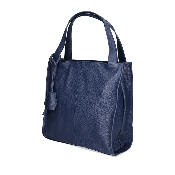 Borsa a spalla  da donna In Vera pelle Made in Italy 34x32x11 cm