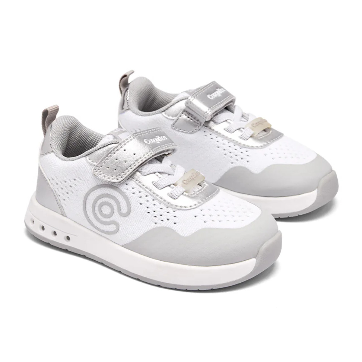 Zapatillas Deportivas Unisex Barefoot Goflex con Detalles en Plata