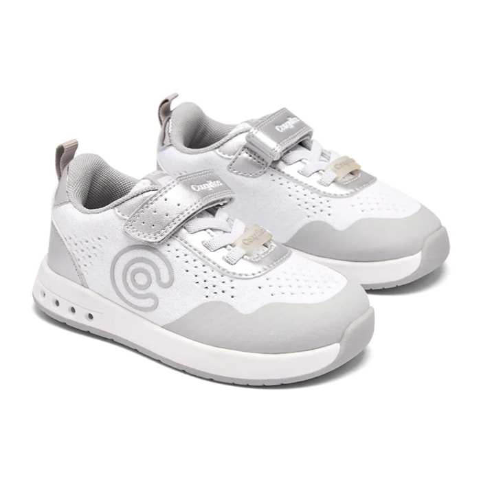 Zapatillas Deportivas Unisex Barefoot Goflex con Detalles en Plata