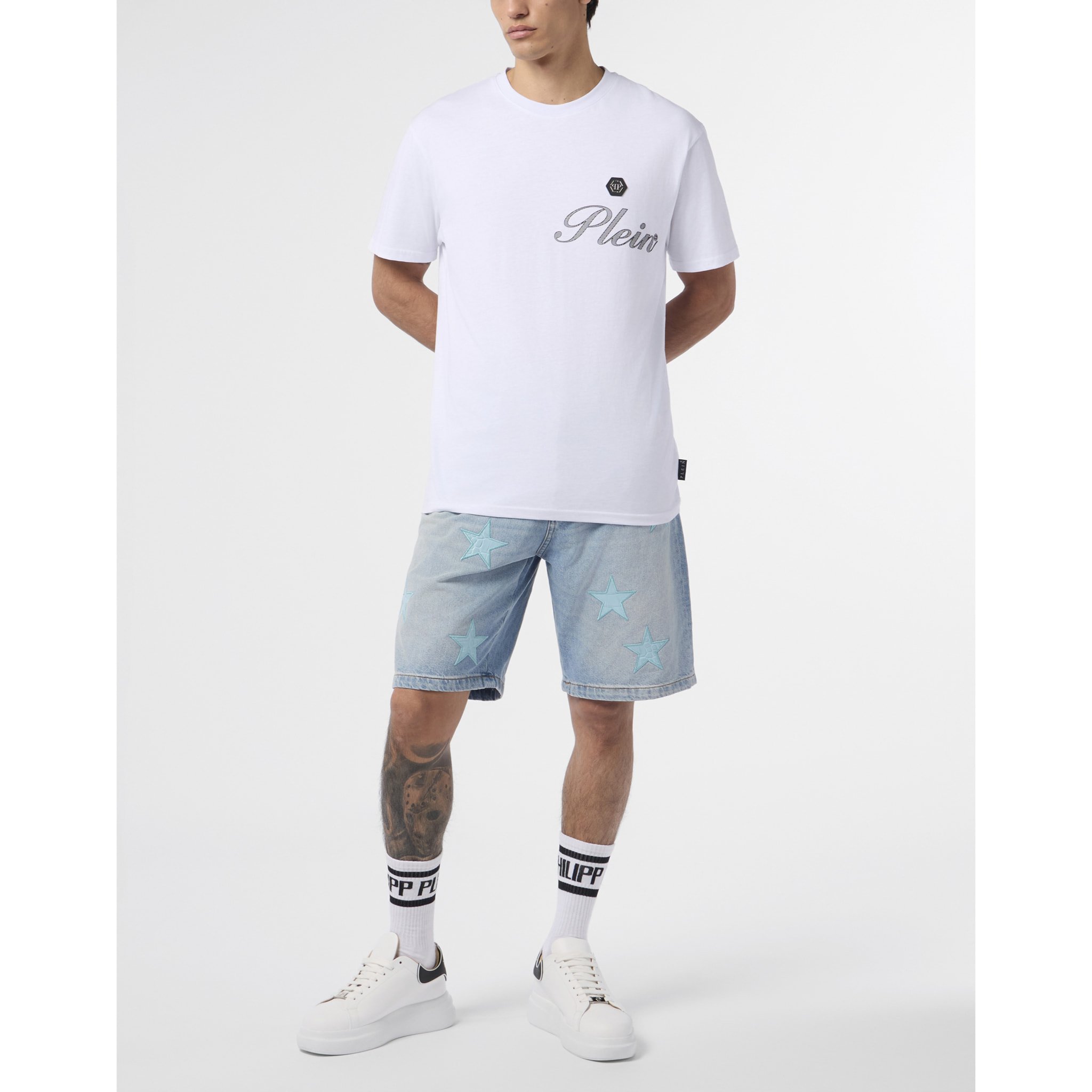 PHILIPP PLEIN Round Neck T-Shirt Signature