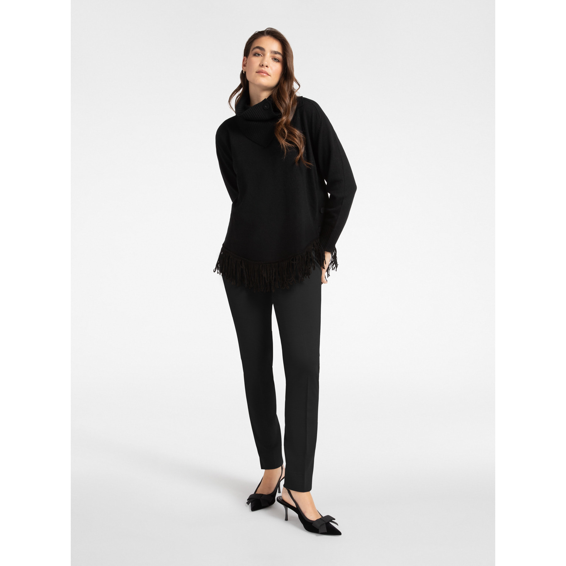 Elena Mirò - Pantalones slim - Negro