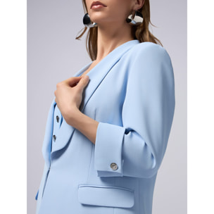 Oltre - Blazer con maniche a tre quarti - Azzurro