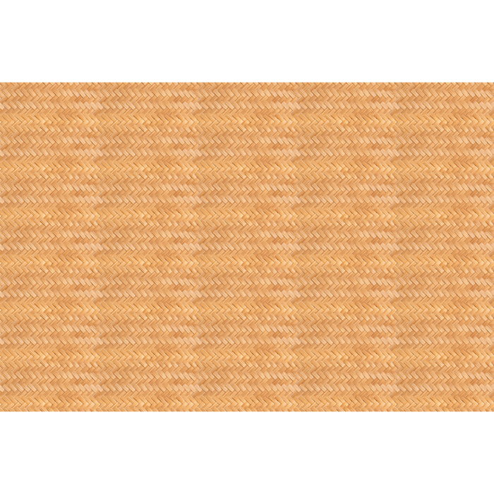 Rouleau revêtement adhésif vinyle au mètre - Sticker mural tête de lit - ROTIN TRESSÉ BOHÈME