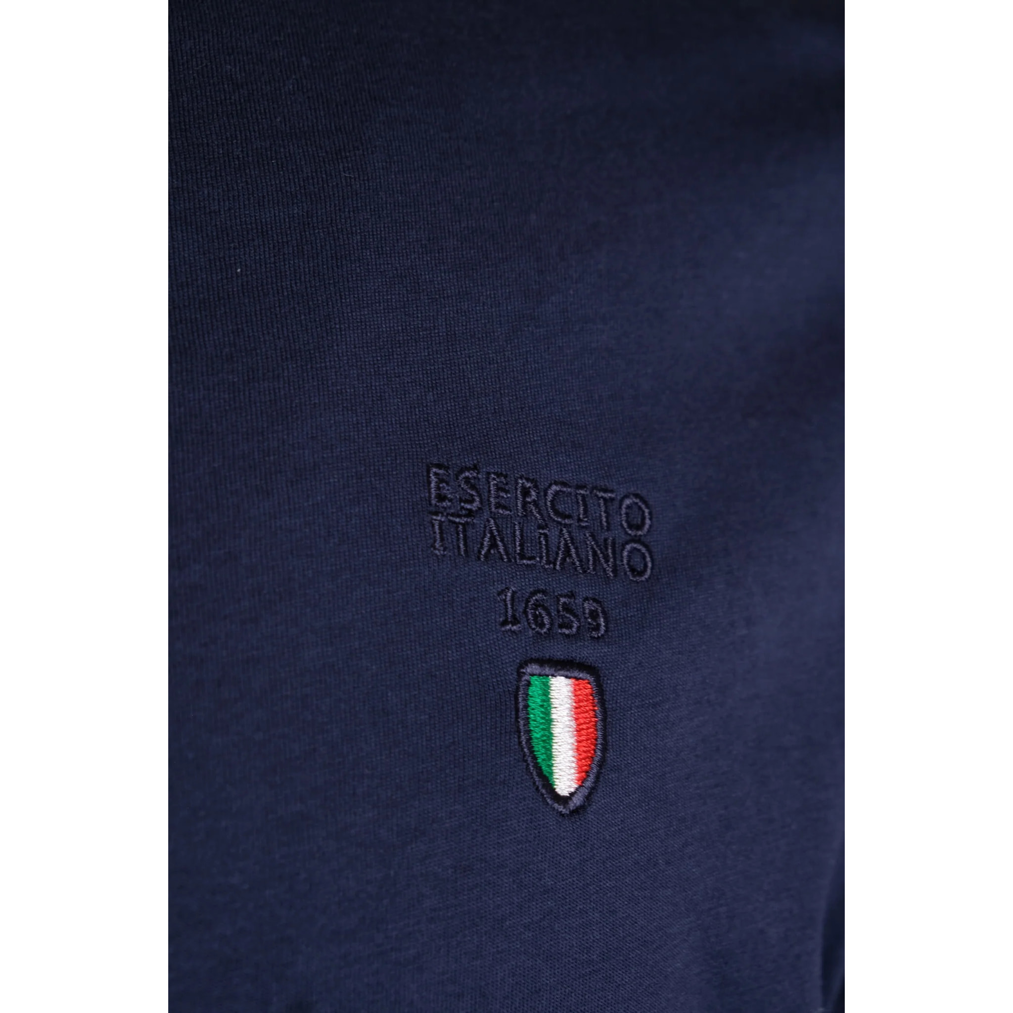 T-shirt Esercito blu in cotone uomo