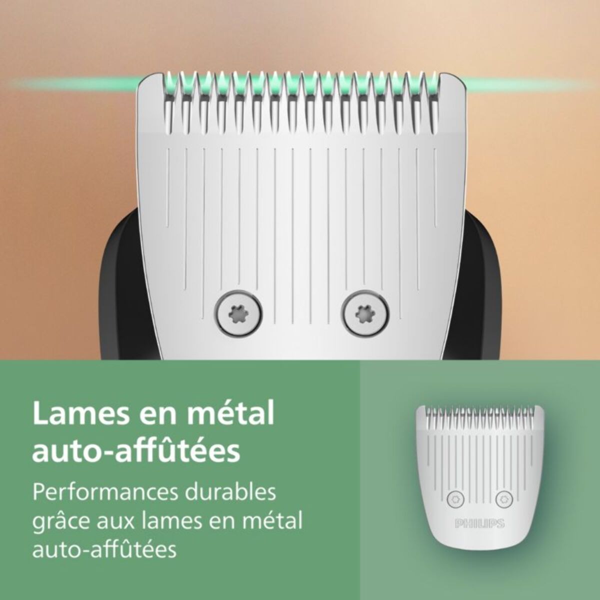 Tondeuse corps PHILIPS MG5931/15 Series 5000,  13 hauteurs de coupe, précision 0,5 mm, autonomie 120 mn