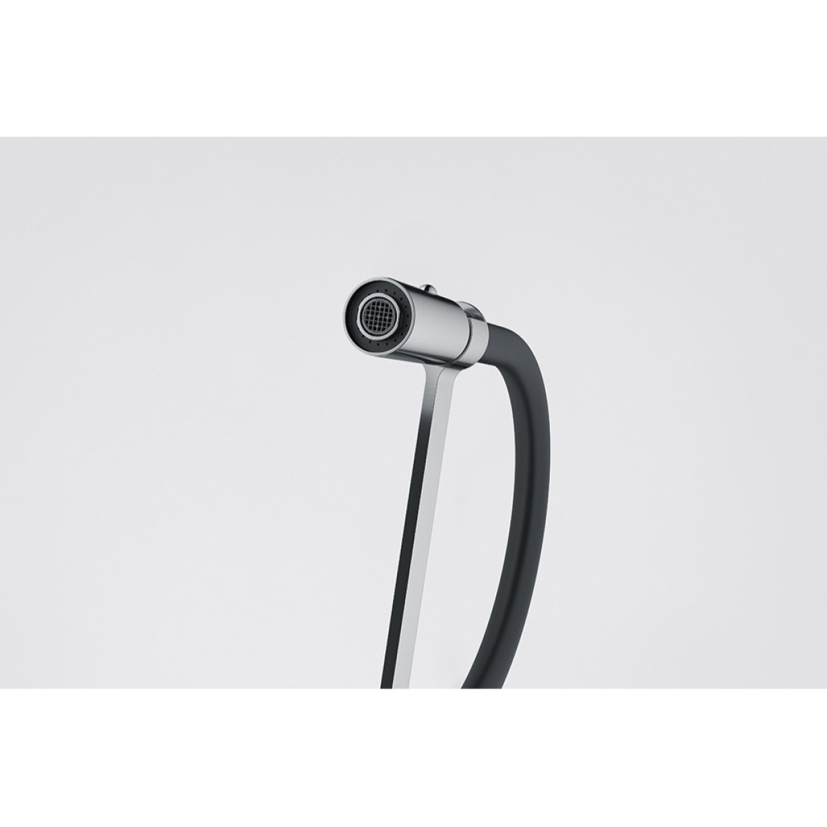 Lina FC 6087.031 Mitigeur cuisine, 205 x 410 mm, semi-pro avec douchette extractible, Chrome/Blanc (115.0626.088)