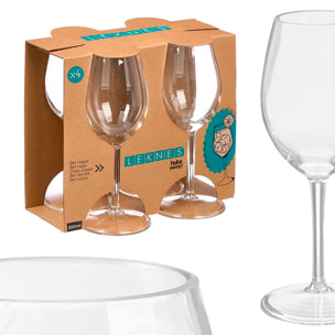 Set di 4 bicchieri da cocktail da 330ml in acrilico