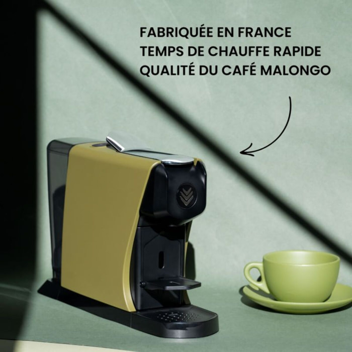 Cafetière à dosette MALONGO EOH KAKI MAT
