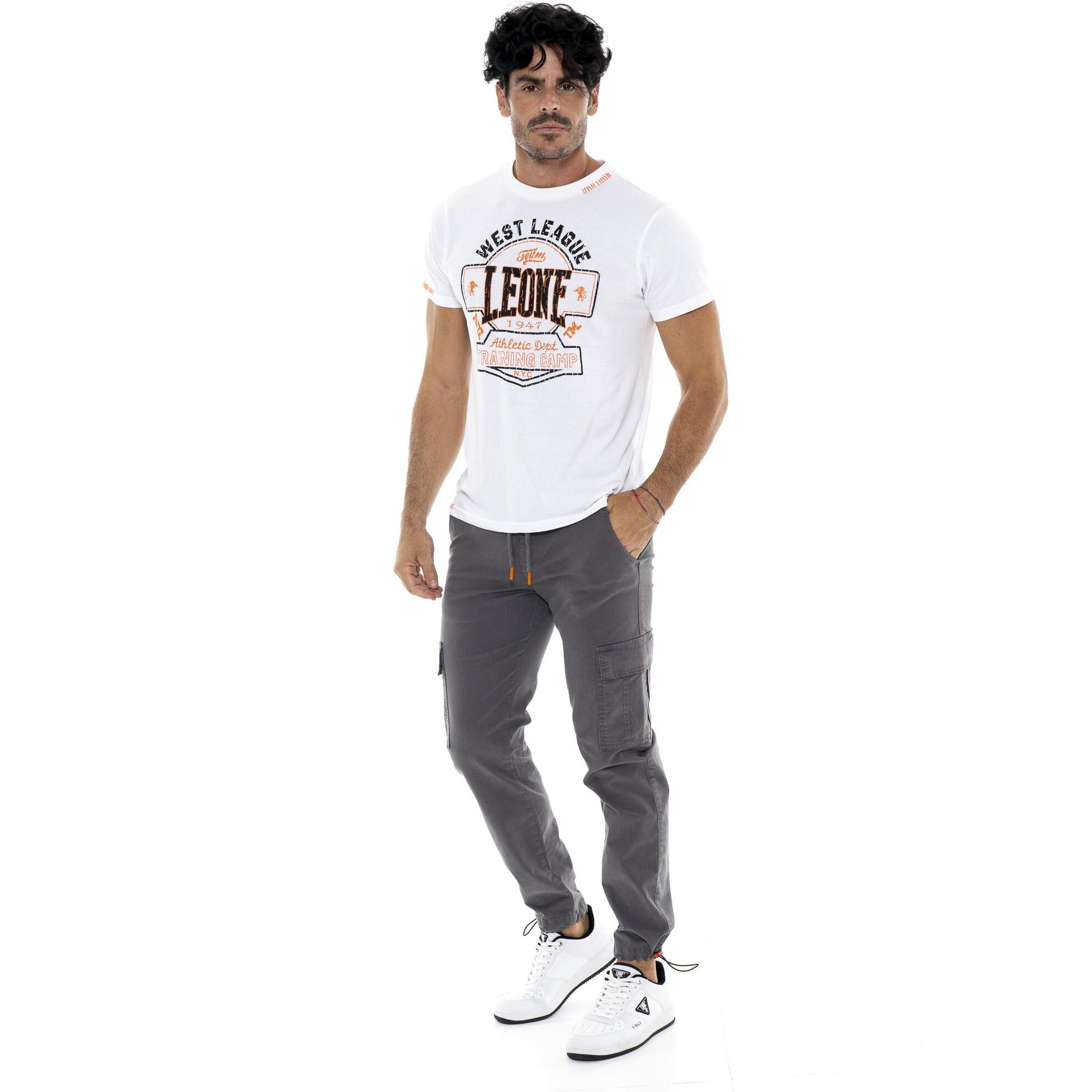 Pantaloni cargo da uomo in twill Leone Military 1947