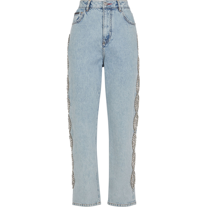 PHILIPP PLEIN Denim Trousers Loose Fit