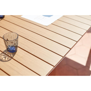 Salon de jardin repas 8 places en aluminium MIDA