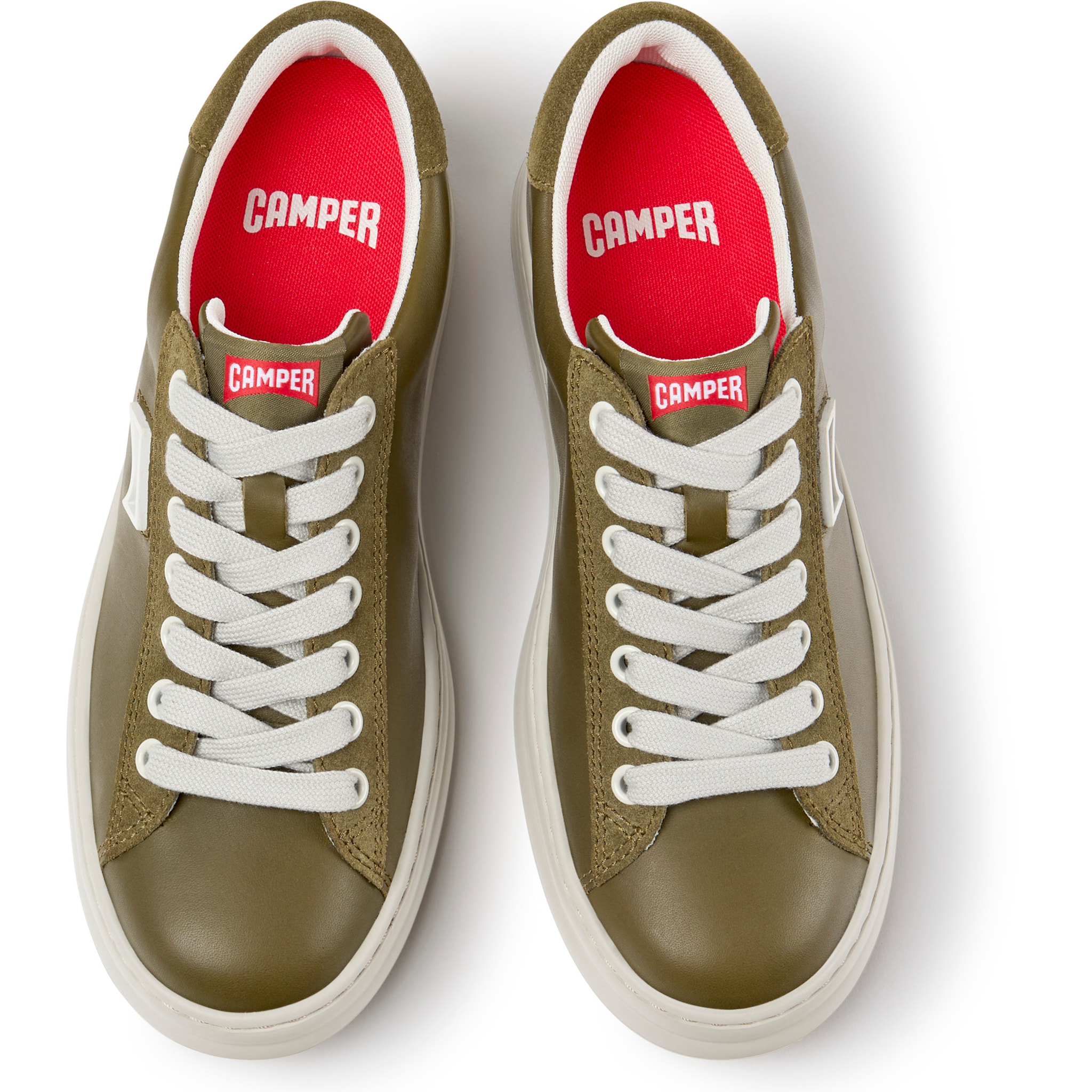 Zapatillas - CAMPER Runner Four - Verde - Piel lisa